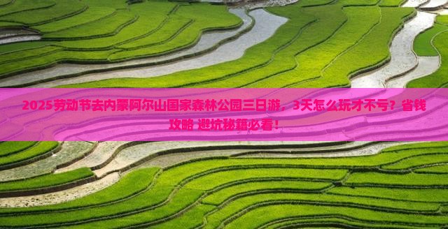 劳动节去内蒙阿尔山国家森林公园三日游