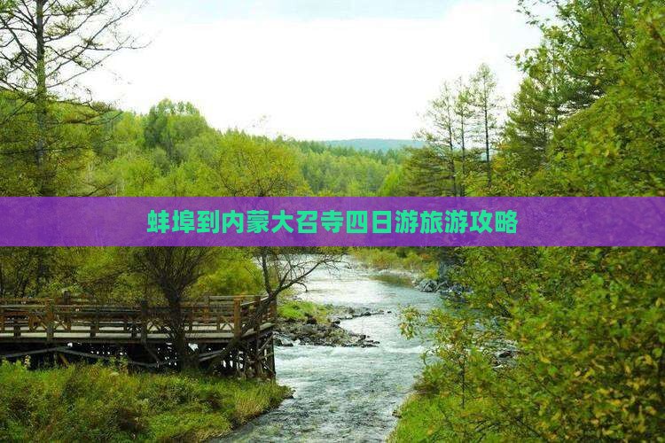 蚌埠到内蒙大召寺四日游