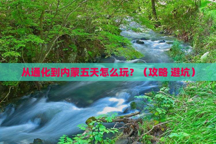 通化去内蒙五日游