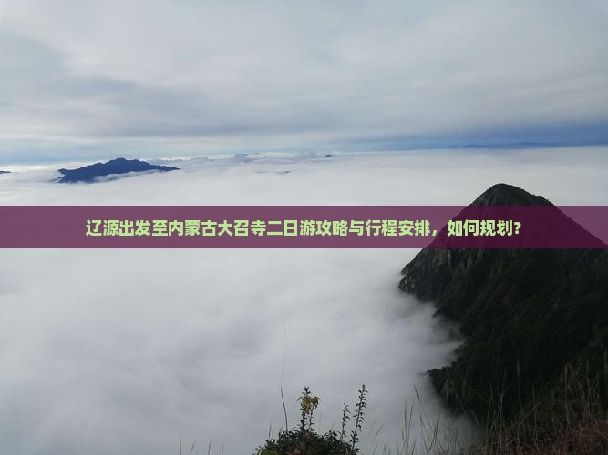 辽源出发至内蒙古大召寺二日游攻略与行程安排，如何规划？