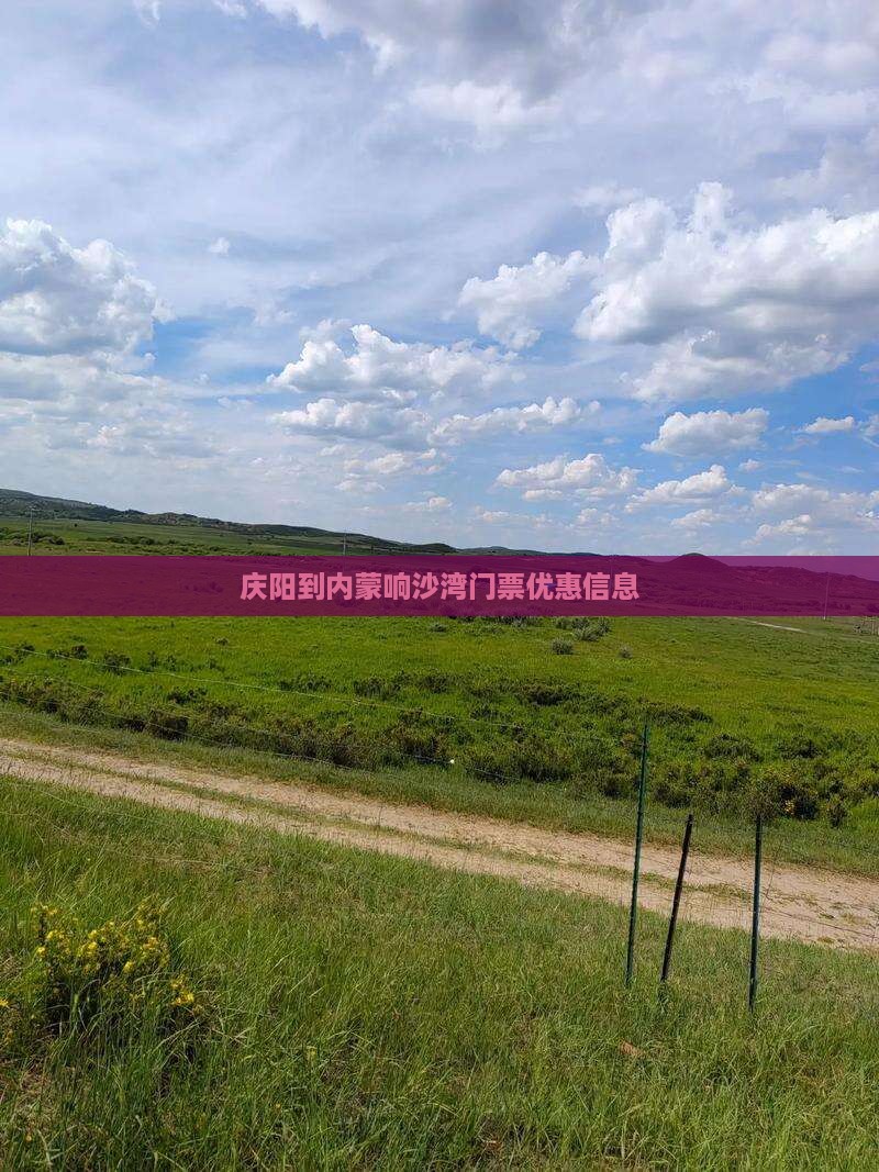庆阳到内蒙响沙湾门票优惠信息