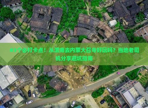#3个必打卡点！从渭南去内蒙大召寺好玩吗？当地老司机分享避坑指南