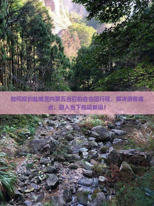 如何规划盐城至内蒙五当召的自由团行程，解决游客痛点，融入当下热词新词？