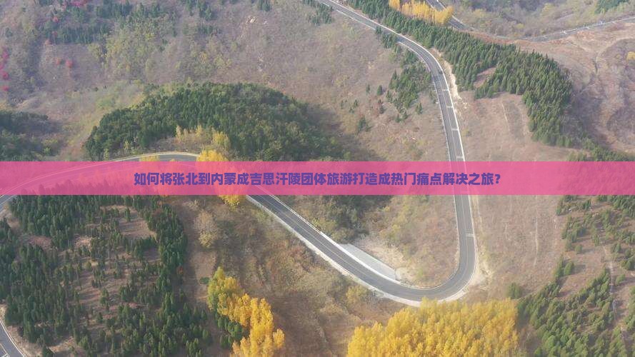 如何将张北到内蒙成吉思汗陵团体旅游打造成热门痛点解决之旅？