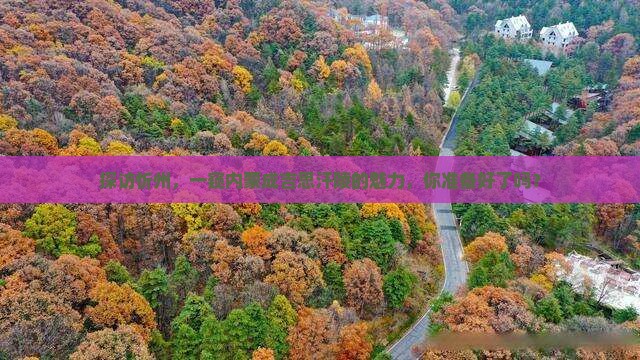 探访忻州，一窥内蒙成吉思汗陵的魅力，你准备好了吗？