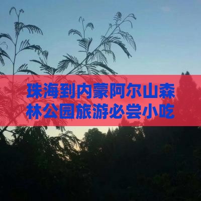 珠海到内蒙阿尔山森林公园旅游必尝小吃