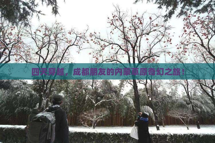 四天穿越，成都朋友的内蒙草原奇幻之旅！