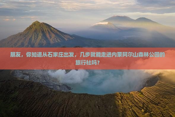 朋友，你知道从石家庄出发，几步就能走进内蒙阿尔山森林公园的旅行社吗？