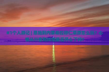 #1个人游记 | 恩施到内蒙希拉穆仁草原怎么玩？心情从兴奋到纠结最后开心了吗？