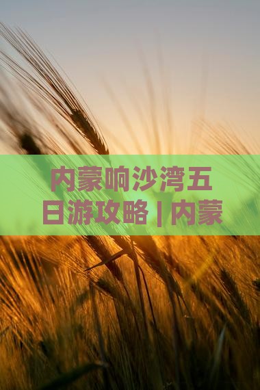 贵港去内蒙响沙湾五日游