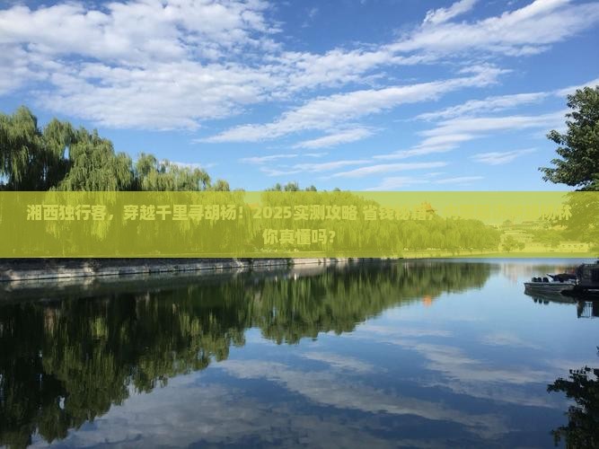 湘西到内蒙额济纳胡杨林个人游