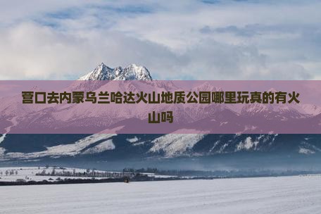 营口去内蒙乌兰哈达火山地质公园哪里玩真的有火山吗