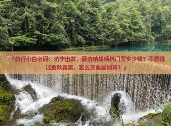 「旅行小白必问：济宁出发，额济纳胡杨林门票多少钱？不想错过金秋美景，怎么买票最划算？」