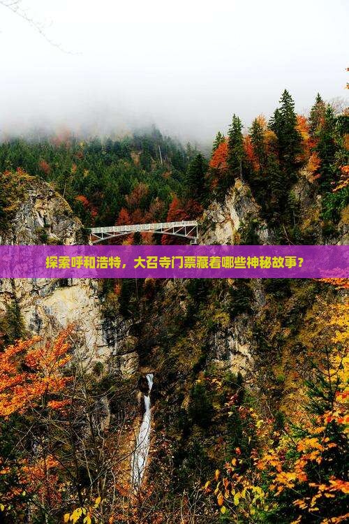 探索呼和浩特，大召寺门票藏着哪些神秘故事？