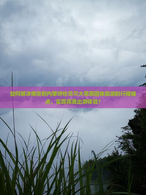 如何解决南京到内蒙呼伦贝尔大草原团体旅游的行程痛点，实现完美出游体验？