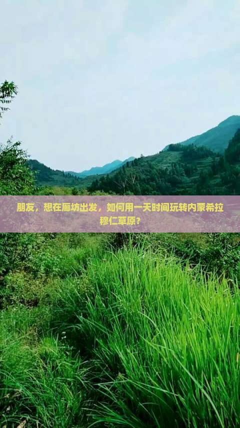 朋友，想在廊坊出发，如何用一天时间玩转内蒙希拉穆仁草原？