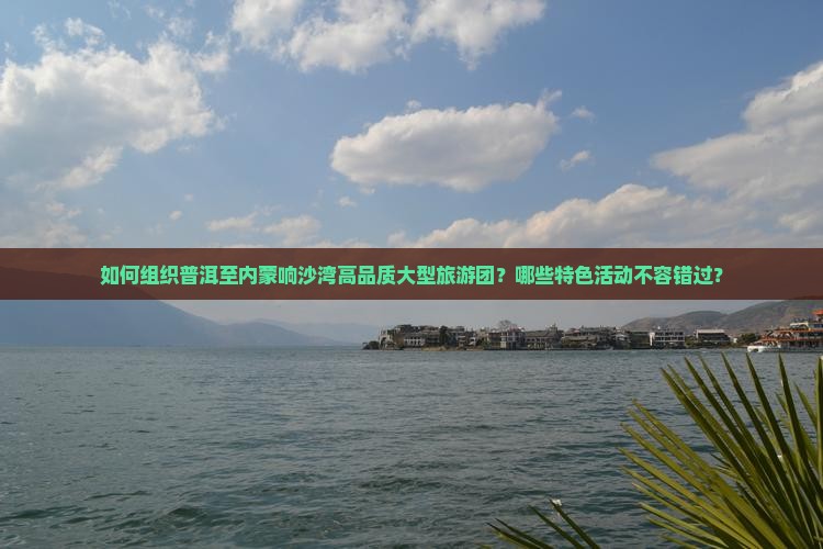 如何组织普洱至内蒙响沙湾高品质大型旅游团？哪些特色活动不容错过？