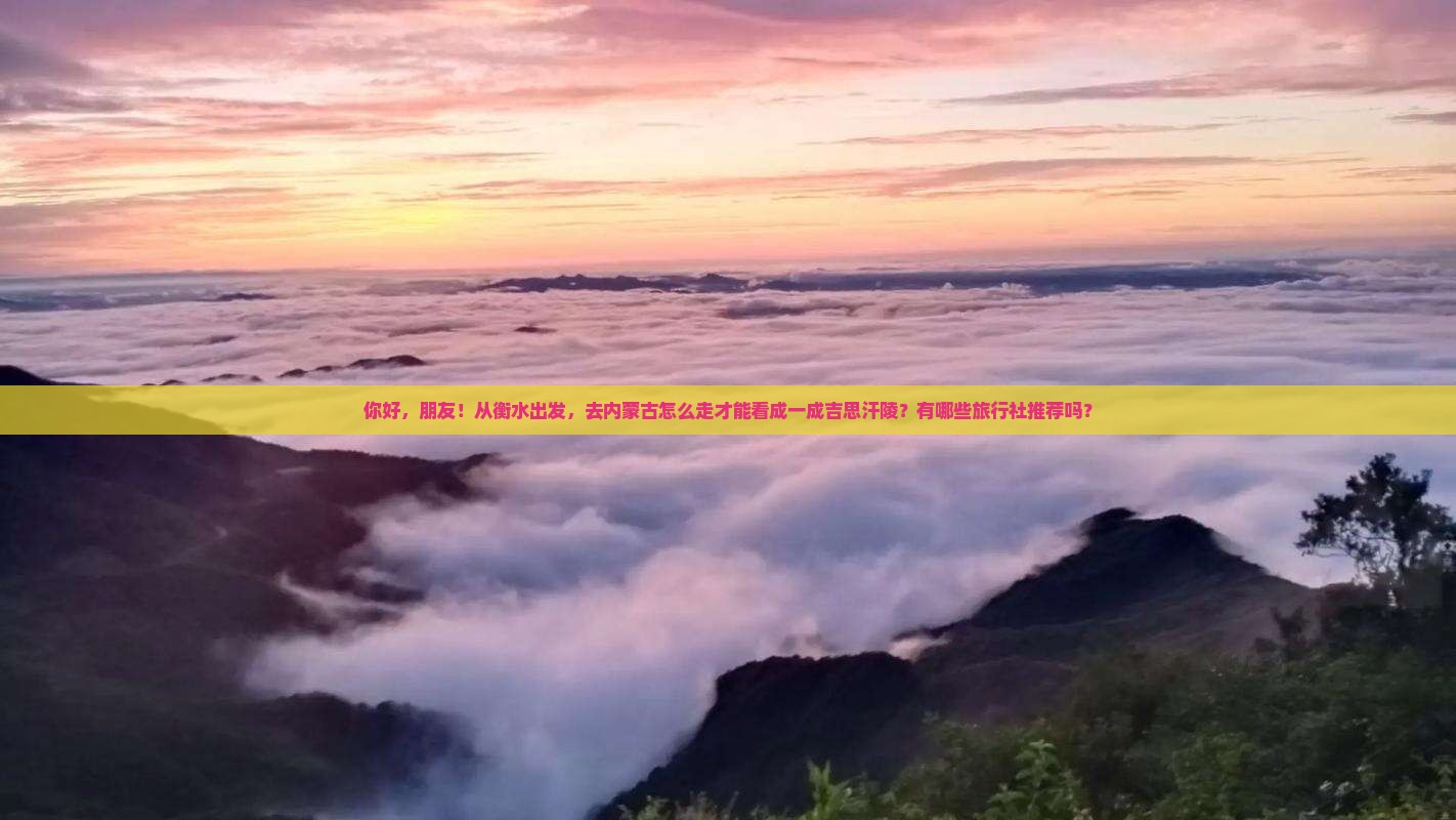 你好，朋友！从衡水出发，去内蒙古怎么走才能看成一成吉思汗陵？有哪些旅行社推荐吗？