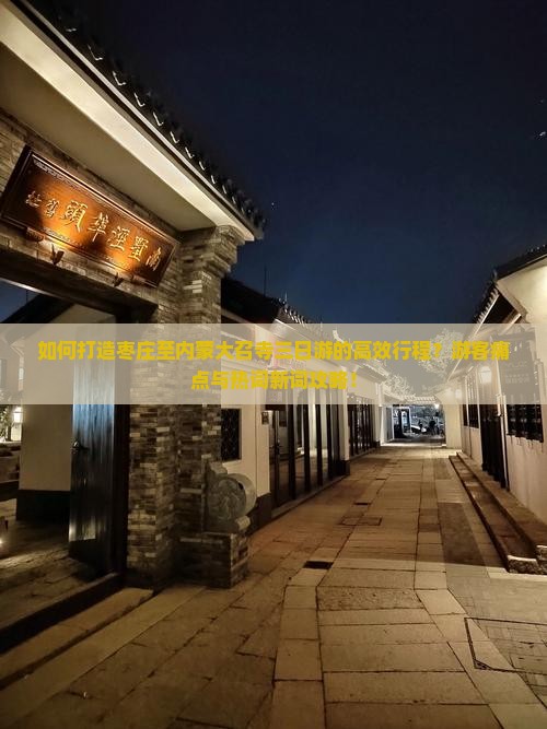 如何打造枣庄至内蒙大召寺三日游的高效行程？游客痛点与热词新词攻略！