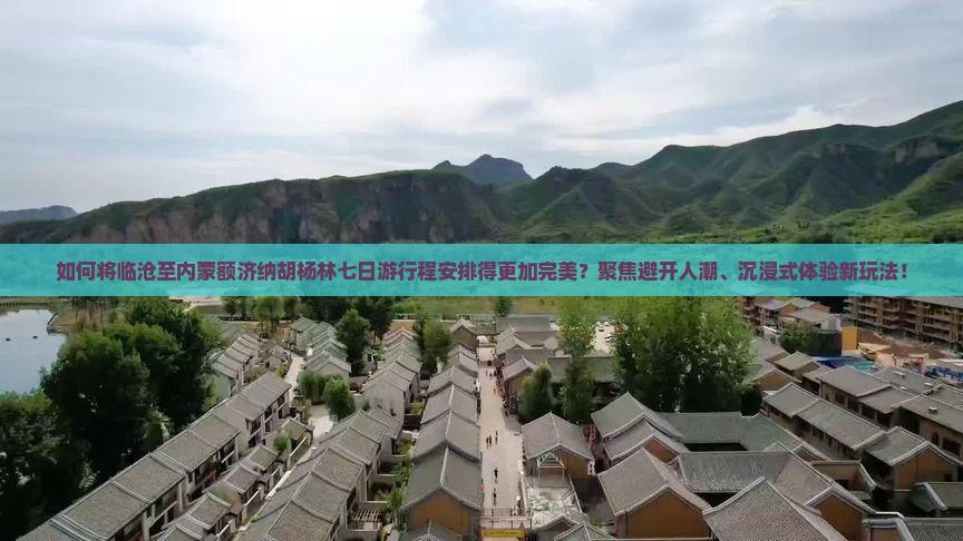 如何将临沧至内蒙额济纳胡杨林七日游行程安排得更加完美？聚焦避开人潮、沉浸式体验新玩法！