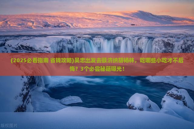 吴忠到内蒙额济纳胡杨林旅游小吃
