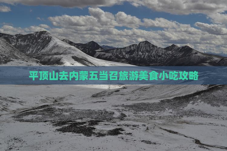 平顶山去内蒙五当召旅游小吃