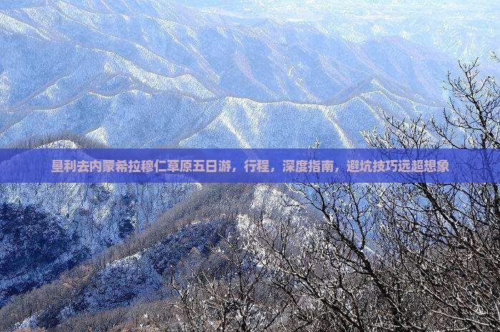 垦利去内蒙希拉穆仁草原五日游