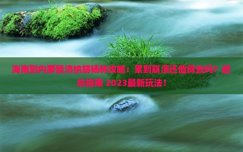 海南到内蒙额济纳胡杨林攻略