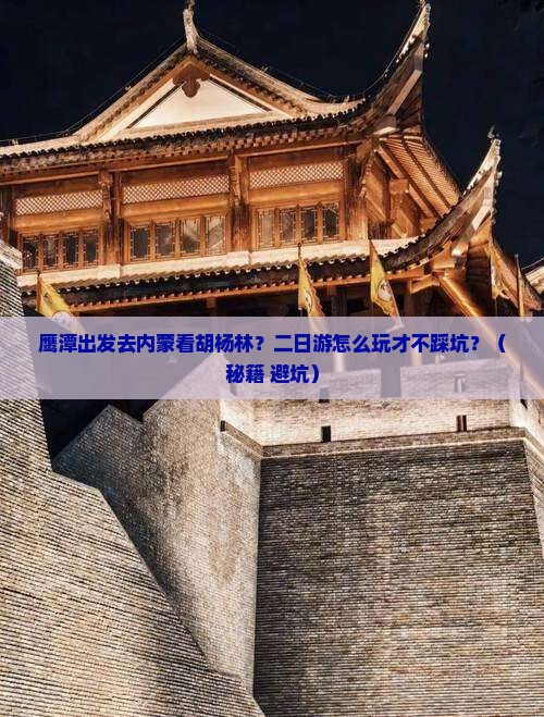 鹰潭到内蒙额济纳胡杨林二日游