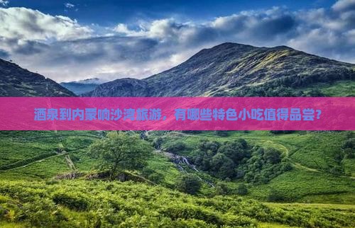 酒泉到内蒙响沙湾旅游，有哪些特色小吃值得品尝？