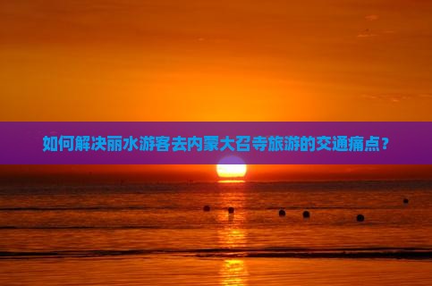 如何解决丽水游客去内蒙大召寺旅游的交通痛点？