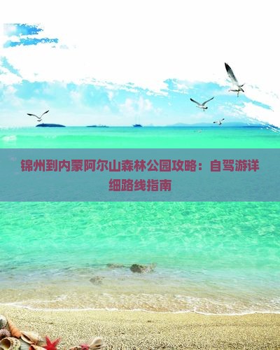 锦州到内蒙阿尔山森林公园攻略：自驾游详细路线指南