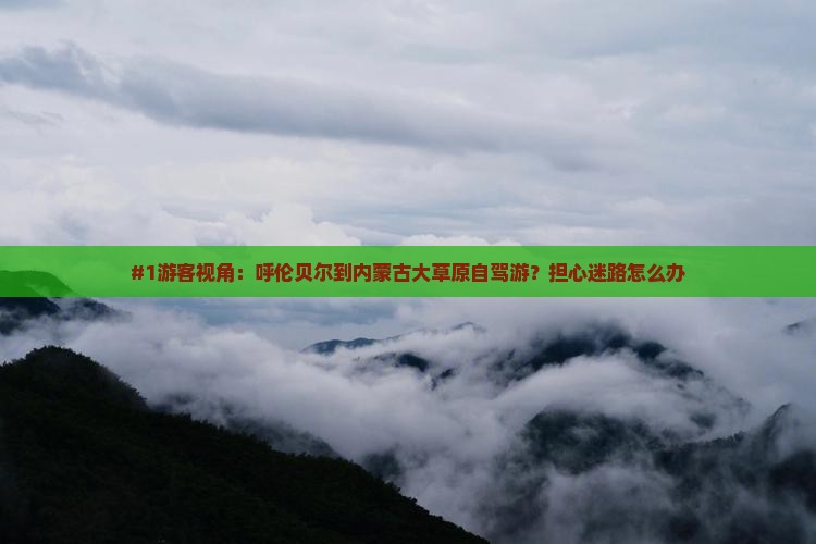 #1游客视角：呼伦贝尔到内蒙古大草原自驾游？担心迷路怎么办