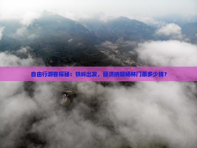 自由行游客探秘：铁岭出发，额济纳胡杨林门票多少钱？