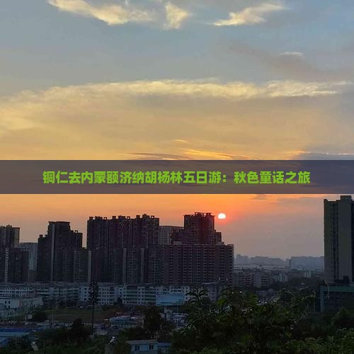 铜仁去内蒙额济纳胡杨林五日游：秋色童话之旅