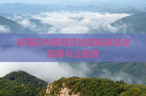 资阳到内蒙额济纳胡杨林景点距离与公里数