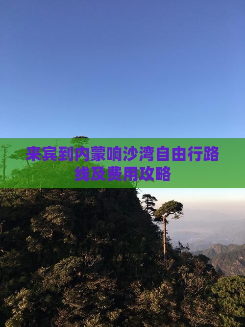 来宾到内蒙响沙湾自由行路线及费用攻略
