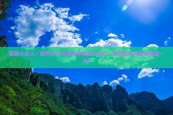 草原小达人：如何在六月花海中畅游五当召，体验别样内蒙风情的一天？