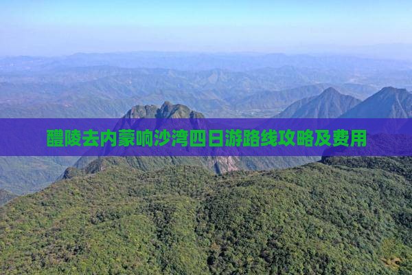 醴陵去内蒙响沙湾四日游