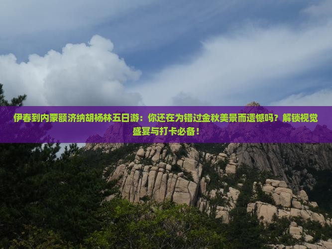 伊春到内蒙额济纳胡杨林五日游