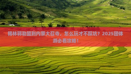 锡林郭勒盟到内蒙大召寺团体旅游