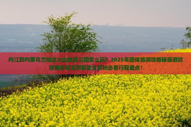 内江到内蒙乌兰哈达火山地质公园团体旅游