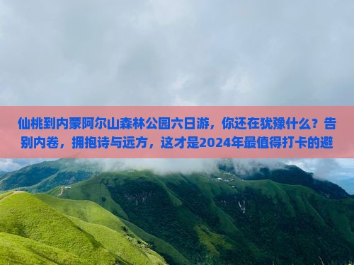 仙桃到内蒙阿尔山国家森林公园六日游