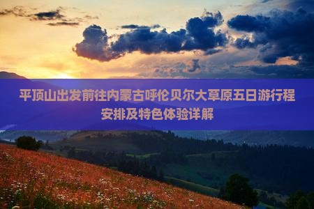 平顶山出发前往内蒙古呼伦贝尔大草原五日游行程安排及特色体验详解