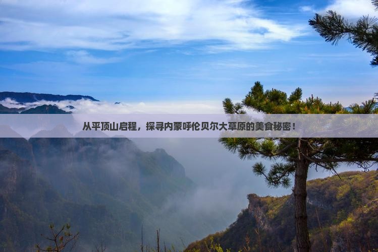 平顶山到内蒙呼伦贝尔大草原旅游小吃