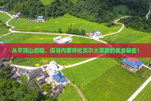 平顶山到内蒙呼伦贝尔大草原旅游小吃