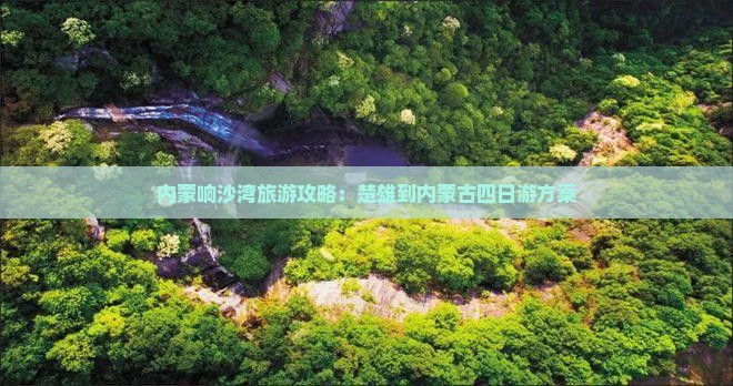 楚雄去内蒙响沙湾四日游