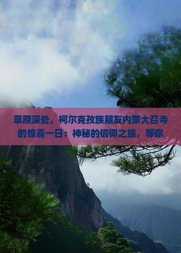 克孜勒苏柯尔克孜去内蒙大召寺一日游