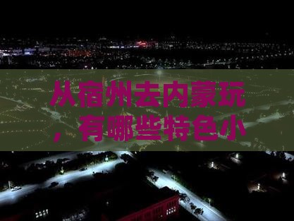 宿州到内蒙旅游小吃