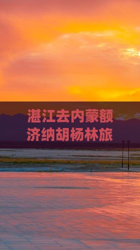 湛江去内蒙额济纳胡杨林攻略